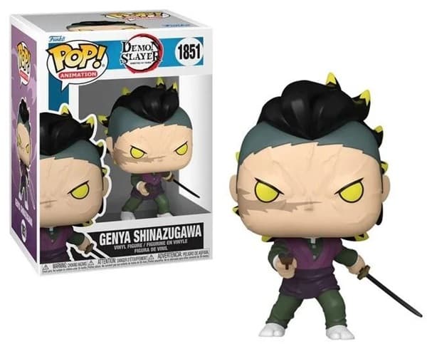 Funko Pop: Demon Slayer: Kimetsu no Yaiba - Genya (Demon Form) #1851 - Animation Vinyl Figure 9cm