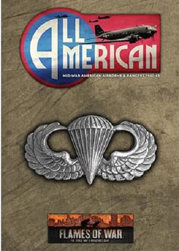 Flames of War - All American MW Paratrooper Book And Cards (A4 Booklet, 20 pages + cards)