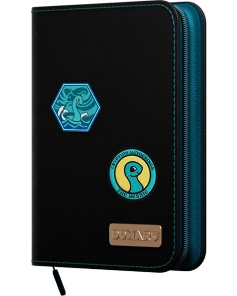 Gatherers' Tavern - DOMARU 4-Pocket Binder - Cryptids Collection: Turquoise Loch