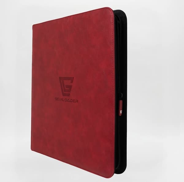 Mappe - Gemloader - Premium 12-Pocket Binder: Red (Holder 480 kort)