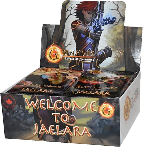 Genesis: Battle of Champions TCG: Welcome To Jaelara Booster Display (Box med 24 Pakker)