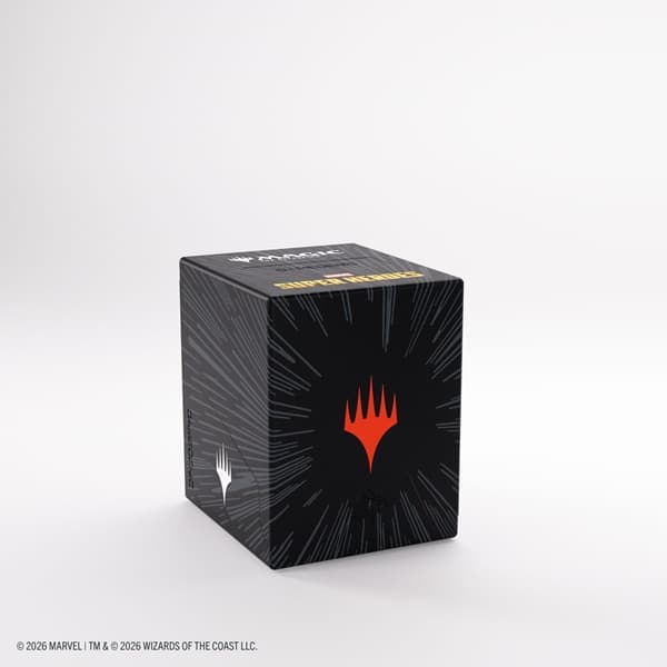 Gamegenic - Deck Box: Magic: The Gathering - Marvel Super Heroes - Bastion 100+ XL - Comic Burst Black