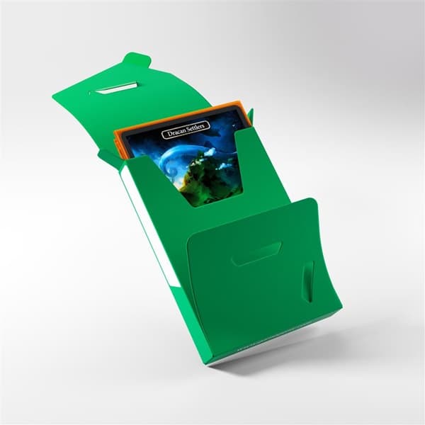 Gamegenic - Deck Box: Cube Pocket 15+ - Green (Grøn) (8 Pieces)