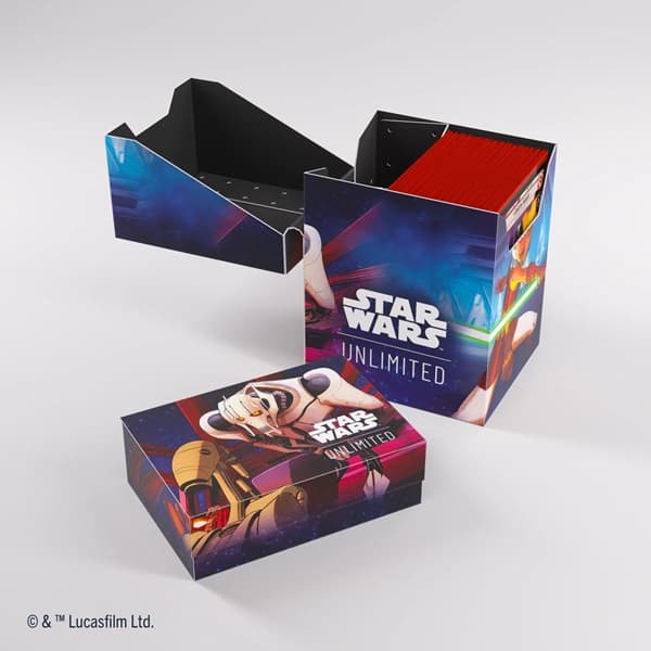Gamegenic - Deck Box: Star Wars: Twilight of the Republic - Unlimited Soft Crate - Ahsoka / Grievous