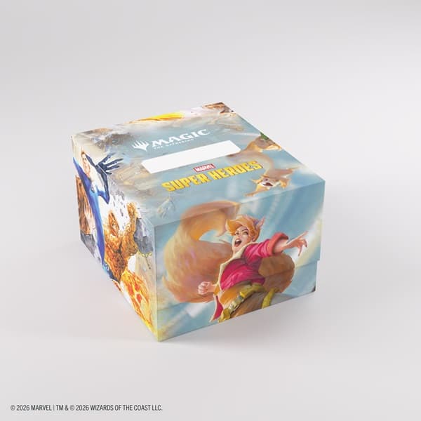 Gamegenic - Deck Box: Magic: The Gathering - Marvel Super Heroes - Sideloading Soft Crate 100+ XL - The Fantastic Four/Go Nuts