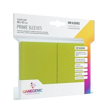 Gamegenic - Prime Sleeves: Lime (Limegrøn) (100 Kortlommer)