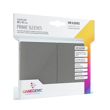 Gamegenic - Prime Sleeves: Gray (Grå) (100 Kortlommer)