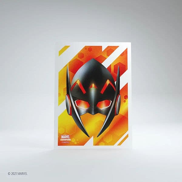 Gamegenic - Marvel Champions Sleeves - Wasp (50+2 Kortlommer)