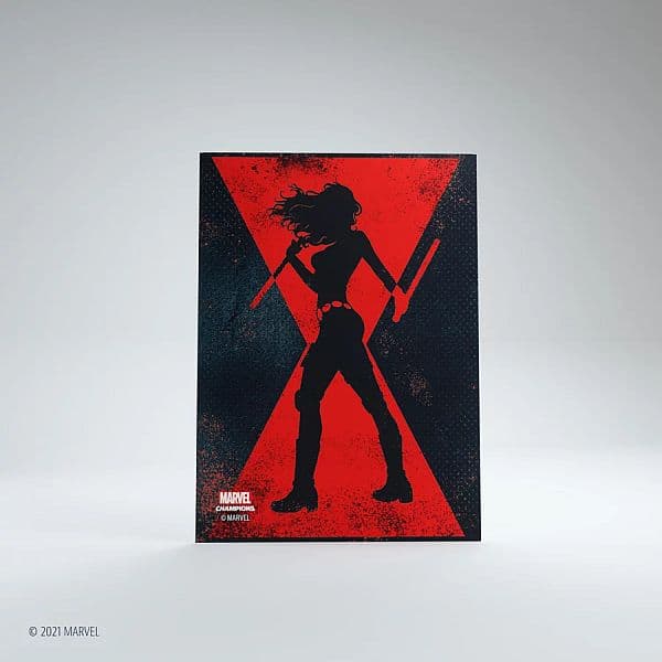 Gamegenic - Marvel Champions Sleeves - Black Widow (50+1 Kortlommer)