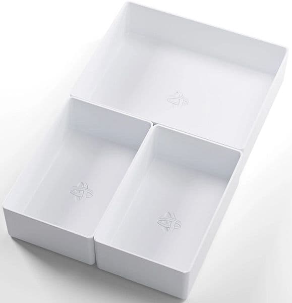Gamegenic - Token Silo Cards Add-On (Counter/Token Storage & Dice Tray) - White (Hvid)