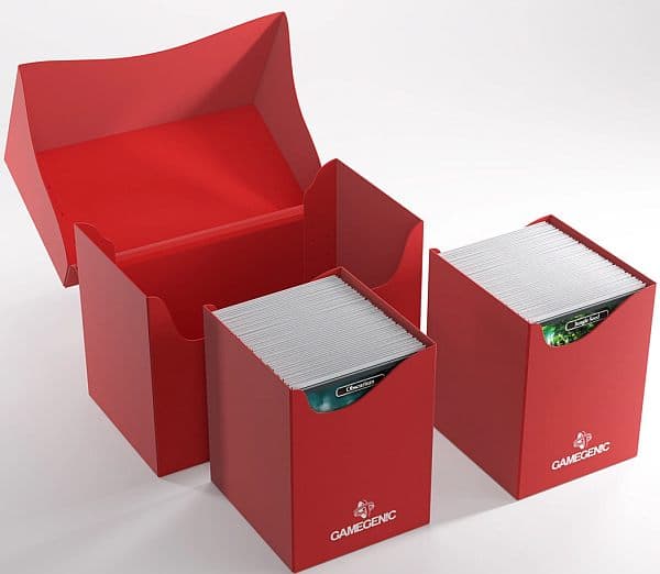 Gamegenic - Deck Box: Double Deck Holder 200+ XL - Red (Rød)