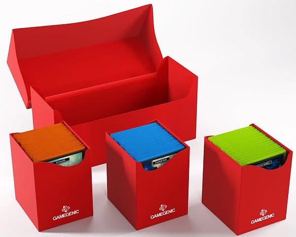 Gamegenic - Deck Box: Triple Deck Holder 300+ XL - Red (Rød)