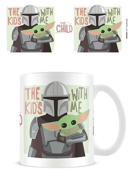Star Wars Mug/Krus - The Mandalorian Mug The Kids With Me 315ml