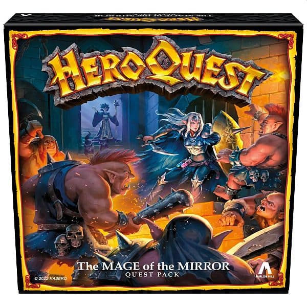 HeroQuest Game System (Engelsk, Avalon Hill): The Mage of the Mirror - Quest Pack Expansion