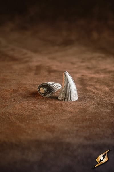 Mountable Demon Horns - Epic Armoury - Dark Bone - Pair/Small - Live Rollespils Tilbehør