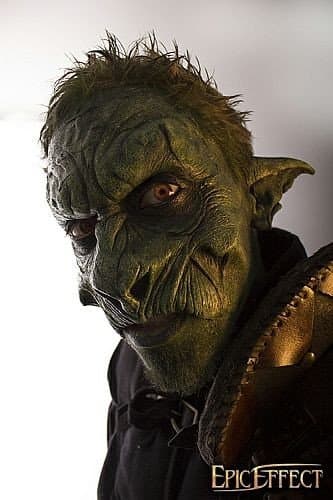 Orc Half Face Green – Epic Armoury – One size – Live Rollespils Maske