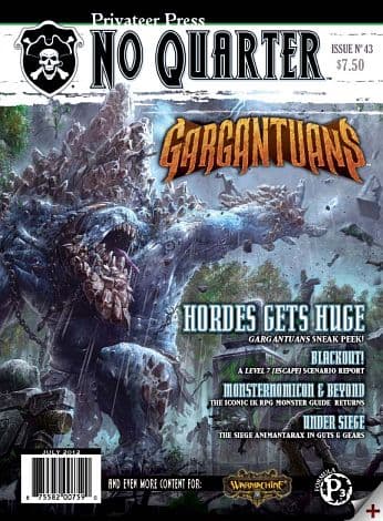 No Quarter Magazine Nr. 43 - Warmachine / Hordes (Privateer Press) PIP-NQ43 *Crazy tilbud*
