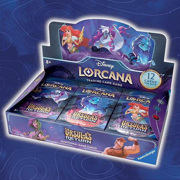 Disney Lorcana TCG: Set 4 - Ursula's Return - Booster Display (Box med 24 Pakker)