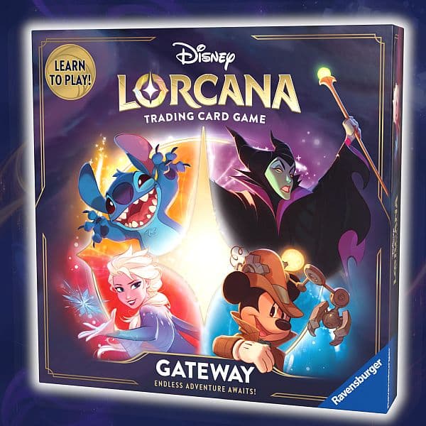 Disney Lorcana TCG: Gateway - 2-Player Starter Set (2 Decks + Guide)
