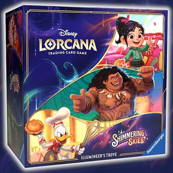 Disney Lorcana TCG: Set 5 - Shimmering Skies - Illumineer's Trove (8 Booster Packs)