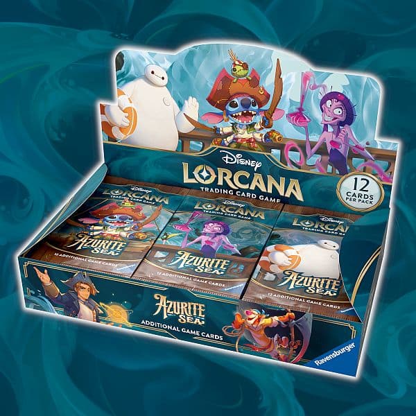 Disney Lorcana TCG: Set 6 - Azurite Sea - Booster Display (Box med 24 Pakker)