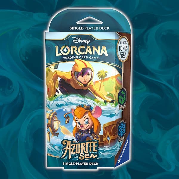 Disney Lorcana TCG: Set 06 - Azurite Sea - Starter Deck: Emerald/Sapphire (Gogo & Gadget)