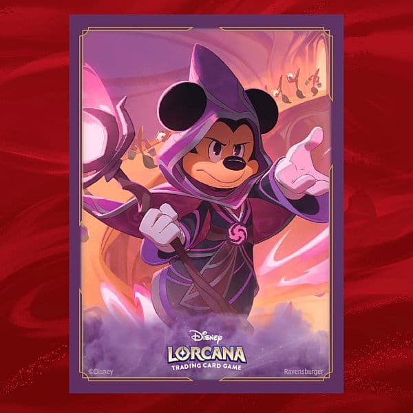 65 lommer! Disney Lorcana TCG: Set 8 - Reign of Jafar: Mickey Mouse - Wayward Sorcerer - Deck Protector Sleeves