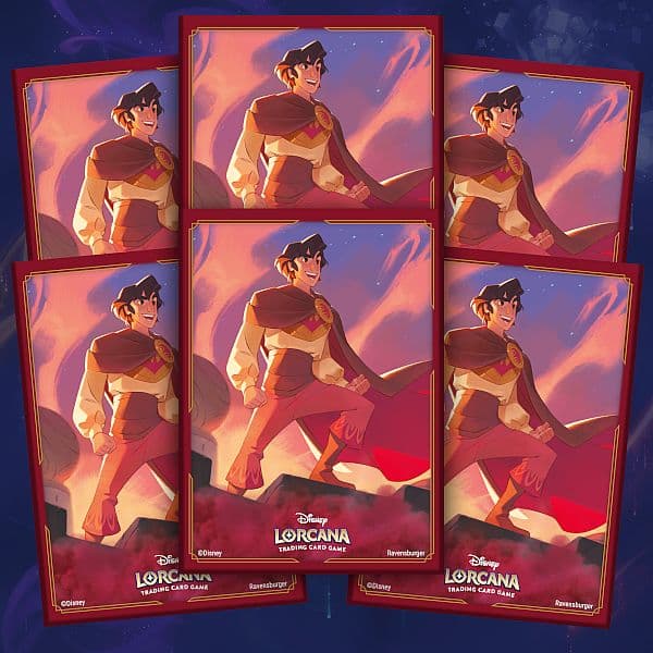 65 lommer! Disney Lorcana TCG: Set 5 - Shimmering Skies: Aladdin - Deck Protector Sleeves
