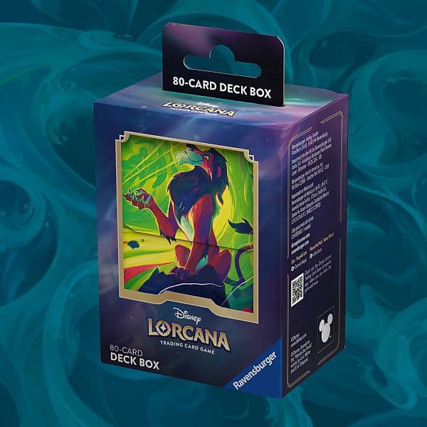 Deck Box - Disney Lorcana TCG: Set 6 - Azurite Sea: Scar - Vengeful Lion