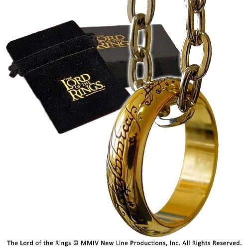 Lord of the Rings - The One Ring - Box/Pouch (The Noble Collection)