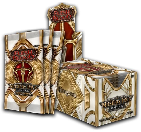 Flesh and Blood TCG: Mastery Pack: Warrior - Booster Display (Box, 12 Packs)