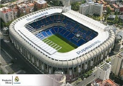 ! Super Udsalg Desk Mat/Hård Bordmåtte/Bordskåner - Santiago Bernabeu - 34,5x49,5 cm