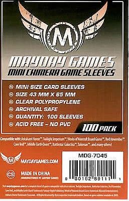 Mayday Games - Mini Chimera Card Sleeves (Premium) - 43x65mm - 50 Lommer - #MAY7045