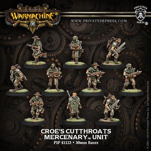 Mercenary: Croe’s Cutthroat - Character Unit (1 Croe & 9 Grunts) - PIP-41123