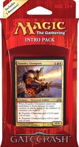 Gatecrash (GTC) Intro Pack Deck - Boros Battalion - Foundry Champion - 2 Boosters pr. Deck(MTG)
