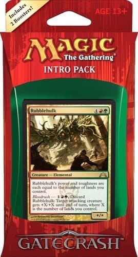 Gatecrash (GTC) Intro Pack Deck - Gruul Goliaths - Rubblehulk - 2 Boosters pr. Deck(MTG)