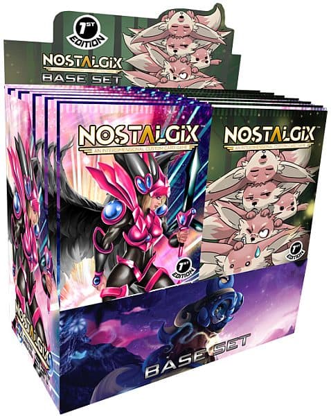 Nostalgix TCG: Base Set (1st Edition) - Booster Display (Box med 36 Pakker)