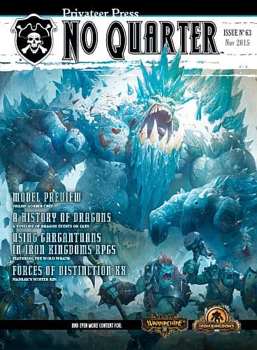 No Quarter Magazine Nr. 63 - Warmachine / Hordes (Privateer Press) PIP-NQ63 *Crazy tilbud*