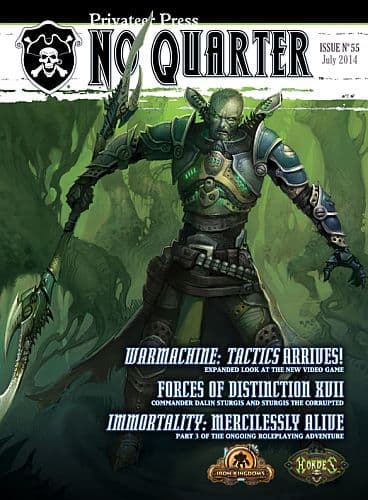 No Quarter Magazine Nr. 55 - Warmachine / Hordes (Privateer Press) Juli 2014 PIP-NQ55 *Crazy tilbud*