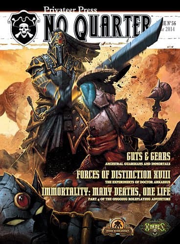 No Quarter Magazine Nr. 56 - Warmachine / Hordes (Privateer Press) September 2014 PIP-NQ56 *Crazy tilbud*