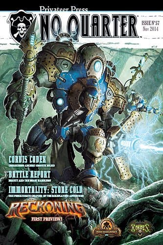 No Quarter Magazine Nr. 57 - Warmachine / Hordes (Privateer Press) November 2014 PIP-NQ57 *Crazy tilbud*