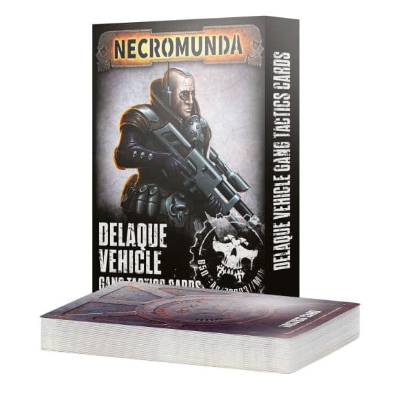 Necromunda: Card Pack - Delaque Vehicle Gang Tactics Cards (2024) - 60050599025