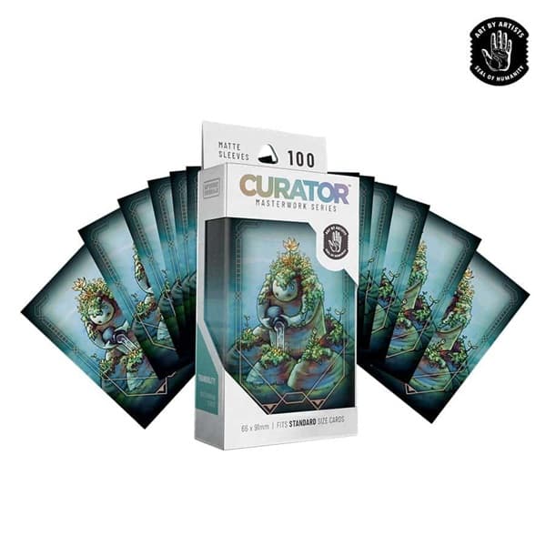 100 lommer! Curator Masterworks Sleeves: Tranquility (Brittany Bowman) - Matte Standard Sleeves (66x91mm)