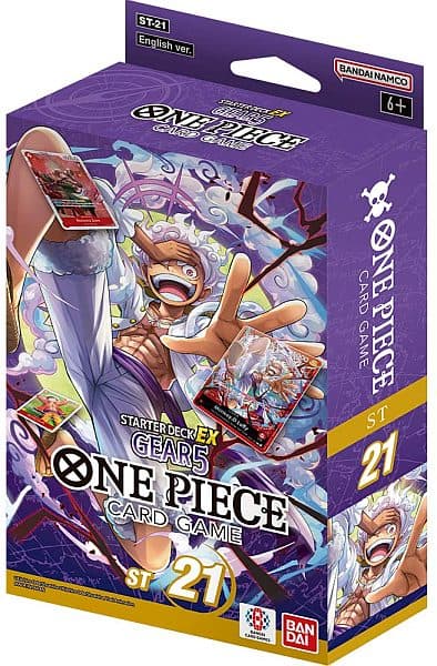 One Piece Card Game: ST21 Ultra Deck - EX Gear 5 (Deck + 60 Sleeves)