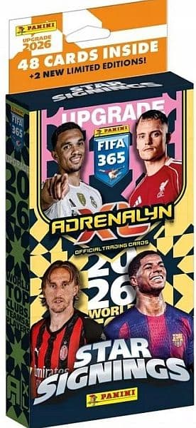 Panini Adrenalyn XL: FIFA 365 2026 Upgrade - Star Signings Booster Set (Deck) - Blister med 48 kort + Limited Edition