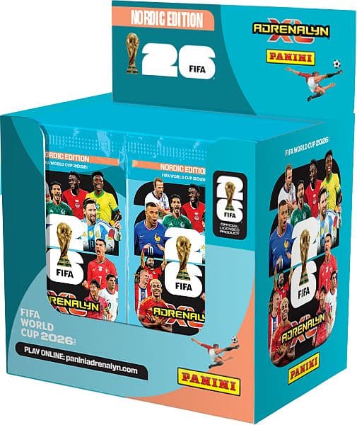 Panini FIFA World Cup 2026 Nordic Edition: Booster Display