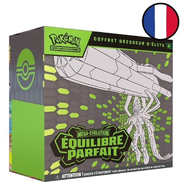 Pokemon Mega Evolution FRANSK/FRENCH: Perfect Order - Elite Trainer Box (Mega Zygarde/Tyrunt) - Boks med 9 Boosters, Promokort & Tilbehør