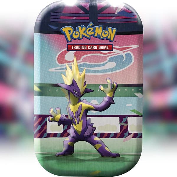 Pokemon Tin Kasse - 2020 Fall Mini Tin: Toxtricity (2 Boosters, Billedkort & Mønt)