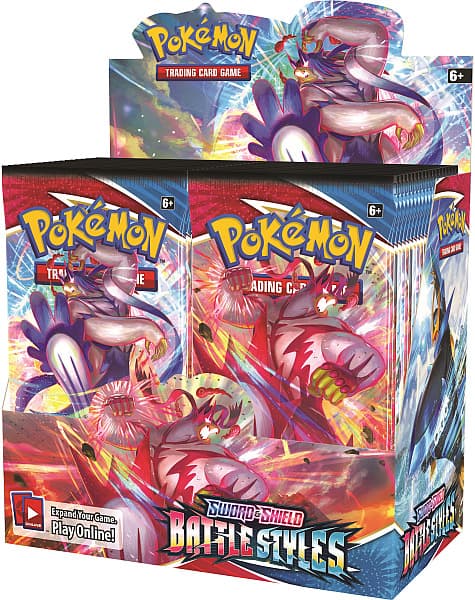 Pokemon SWSH Battle Styles Booster Box - 36 Boosters