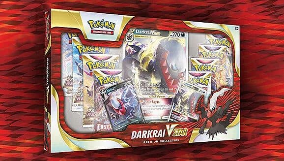 Pokemon VSTAR Box: Darkrai VSTAR Premium Collection (8 Boosters)